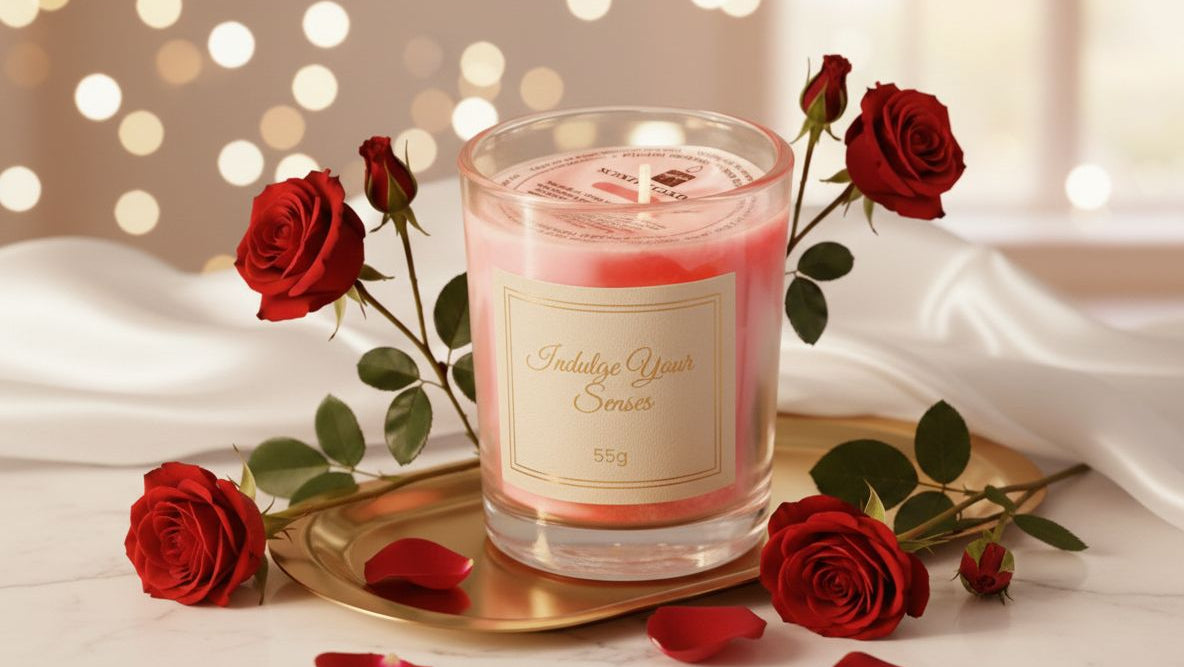 Bougies parfumée Rose